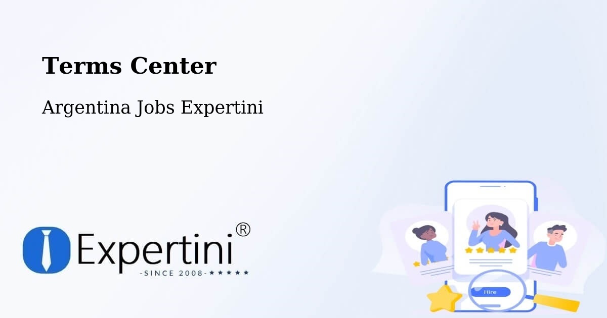 Terms Center - Argentina Jobs Expertini